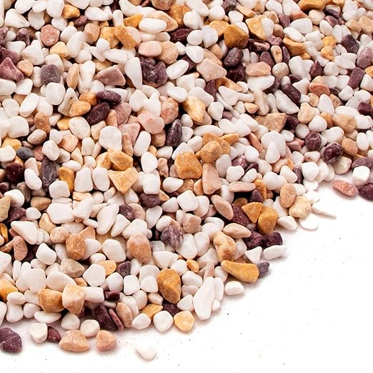 18 Pounds Natural Pea Gravel Pebbles,Small Rocks,Decorative Rocks for Succulents,Aquarium Gravel,Vase Filler,Plants