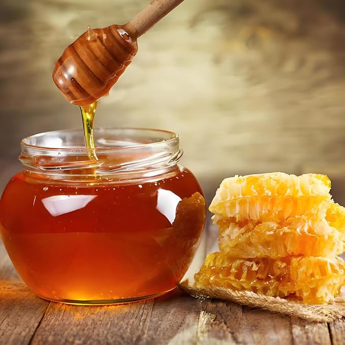 Wooden Honey Dipper Stirrer,6inch Honey Stirrer Stick for Honey, Wedding Party,15 PCS