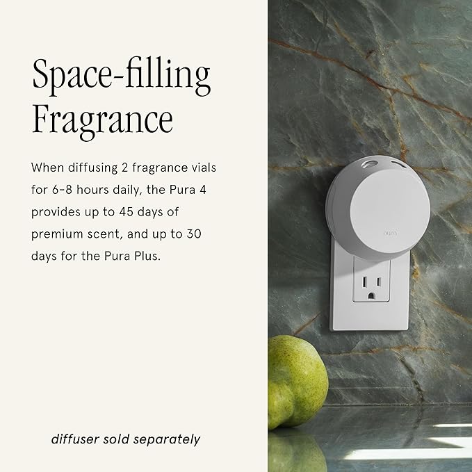 Pura & The Met Home Scent Refill - Smart Home Air Diffuser Fragrance - Up to 120-Hours of Luxury Fragrance - Household Essential - Clean & Safe Diffuser - Single Refill, Madame X