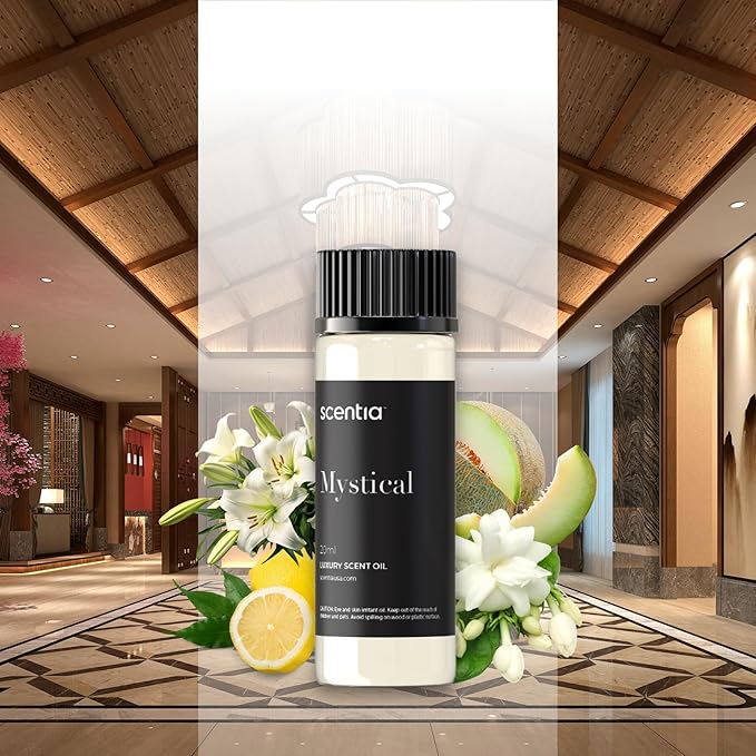 Scentia Hotel Diffuser Oil Inspired by The Wynn, Las Vegas Hotel - 20 mL 0.67 fl oz - Fragrance Oil Blend for Aromatherapy & Ultrasonic Diffusers - Mystical, Thanksgiving Gift