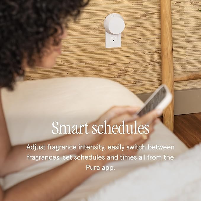 Pura & Illume Home Scent Refill - Smart Air Diffuser - Up to 120-Hours of Luxury Fragrance per Refill - Home Essential - Clean & Safe Diffuser Fragrance - 2 Pack, Balsam & Cedar