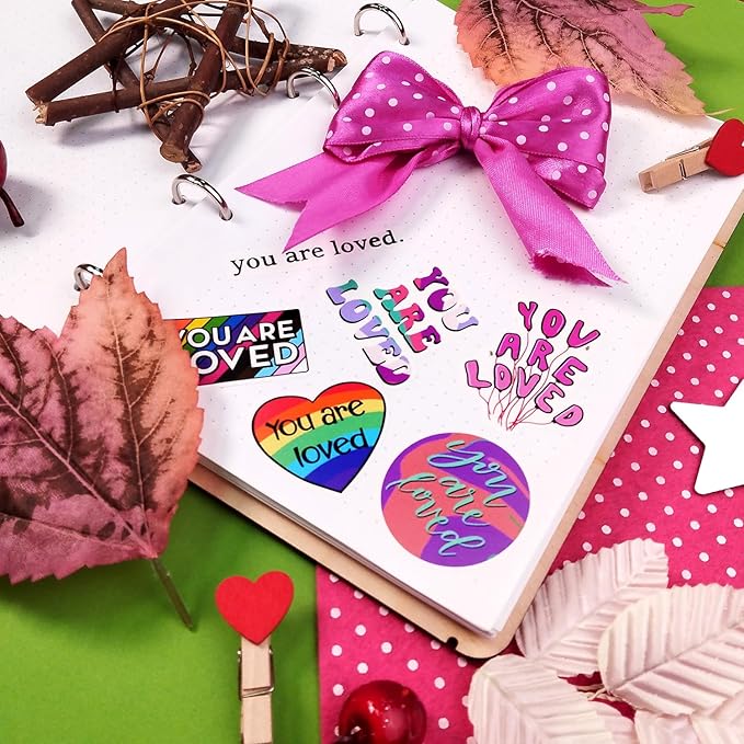 BulbaCraft You are Loved Stickers for Water Bottles - You are Loved Gifts, Gifts for Women & Men