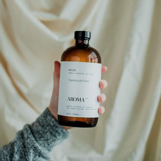 Aromatech Noir Aroma Essential Oil Blend: Hotel Inspired Aromatherapy with for Ultrasonic Diffusers & Nebulizers - 16.9 fl oz, 500 mL