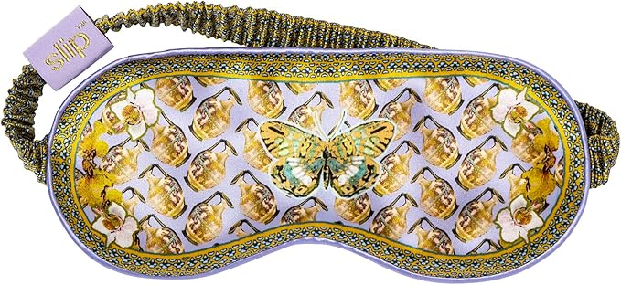 slip Pure Silk Sleep Mask - 100% Pure 22 Momme Mulberry Silk Eye Mask - Comfortable Sleeping Mask with Elastic Band, Zodiac Collection: Aquarius