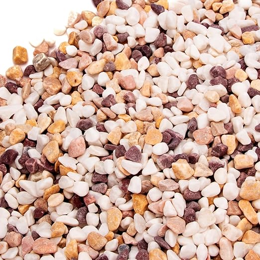 18 Pounds Natural Pea Gravel Pebbles,Small Rocks,Decorative Rocks for Succulents,Aquarium Gravel,Vase Filler,Plants