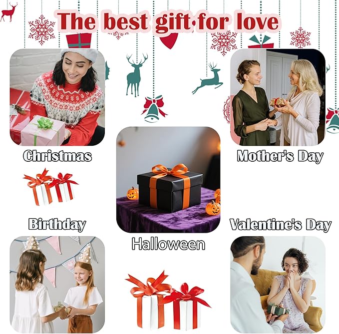 Stained Glass Window Hanging 4 Pcs Set Pink Green Insect Theme Large 15" - Butterfly Suncatcher Door Garden Sun Catcher Decor Birthday Christmas for Mom Woman Nana Men