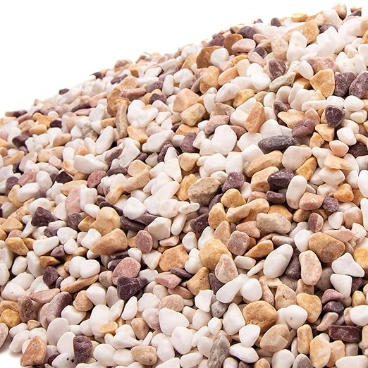 18 Pounds Natural Pea Gravel Pebbles,Small Rocks,Decorative Rocks for Succulents,Aquarium Gravel,Vase Filler,Plants