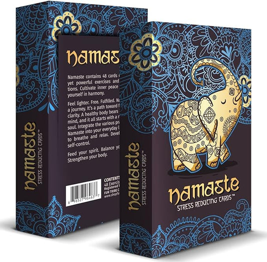 Namaste Mindfulness Cards - Stress & Anxiety Relief, Meditation Cards - Self Care Gifts for Women - MSS Inc