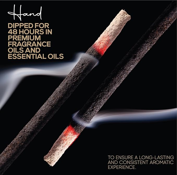 Vanilla Bean Exotic Incense Sticks 7 Inch - Bulk 1 Bundle 85 to 100 Sticks - Natural 7" Long Lasting Aroma That Burns for 30 to 45 Minutes.