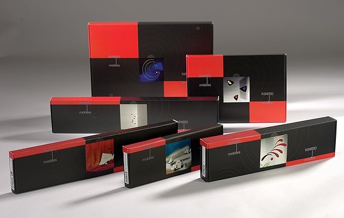 Happy Hearts (Valentine) Hanging Mobile - 16 Inches - High Quality Plastic - Handmade in Denmark by Flensted