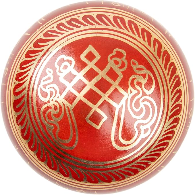 Tibetan Singing Bowl Set Brass - Master Healing Grade - Authentic Handcrafted Sound Bowl by Himalayan Bazaar