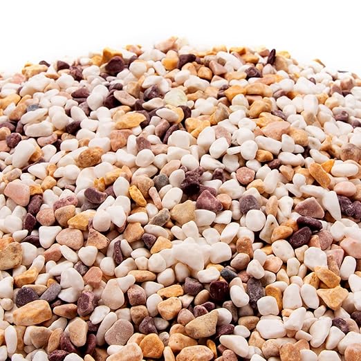 18 Pounds Natural Pea Gravel Pebbles,Small Rocks,Decorative Rocks for Succulents,Aquarium Gravel,Vase Filler,Plants