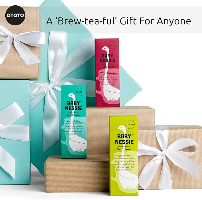 OTOTO Cute Tea Infuser - Loose Leaf Tea Steeper, Tea Accessories, Tea Diffusers for Loose Leaf Tea, Tea Strainers, Cute Gifts, Tea Gift Set, Kitchen Gifts, Cooking Gadgets