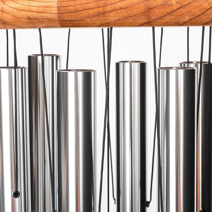 In Loving Memory 18-inch Windchime, Silver w/The Lord Bless You and Keep You…