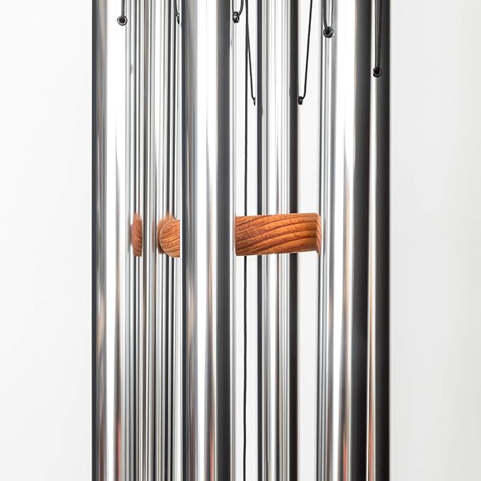 In Loving Memory 18-inch Windchime, Silver w/The Lord Bless You and Keep You…