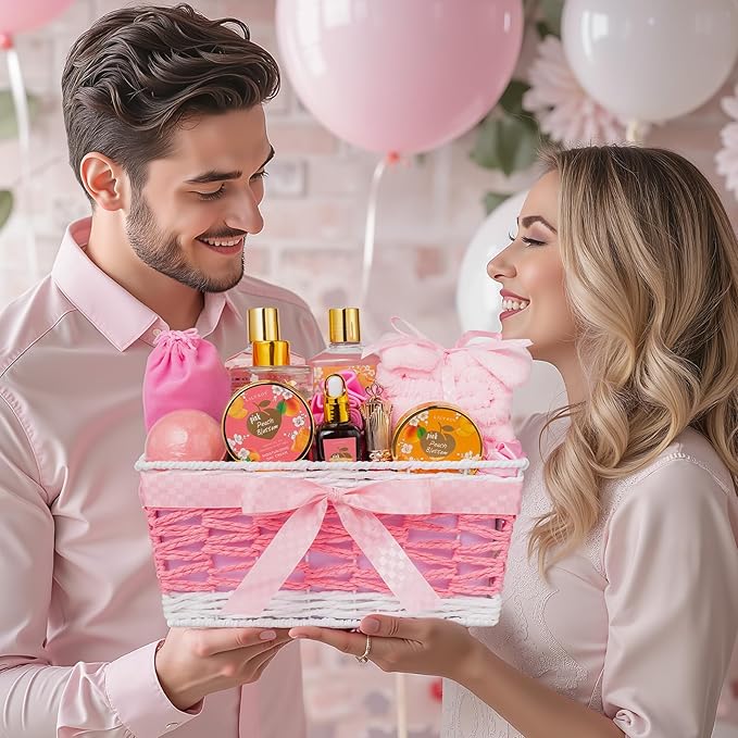 Christmas Gifts for Women Gift - 23-Piece Relaxing Bath and Body Gift Baskets Set Spa Gift Baskets for Women, Gift Sets | Mothers Day Gift for Mom, Birthday Present, Holiday, Anniversary Gift Idea