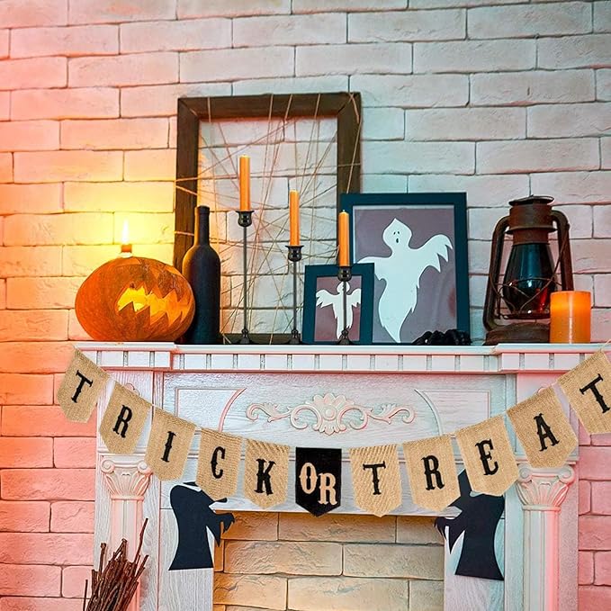 Metal Candle Holder Taper Candlestick Holders for Candle Sticks Vintage Candelabra for Halloween Thanksgiving Christmas (Matt Black, 2 Sets (6 pcs))