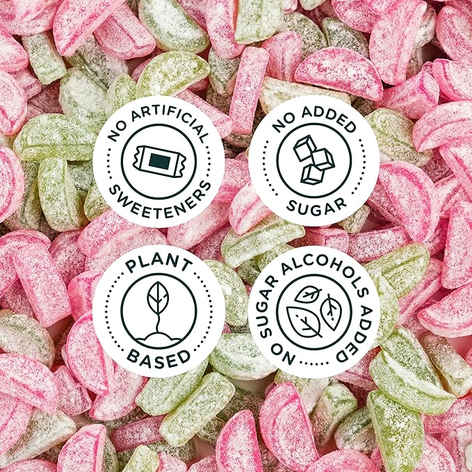 SmartSweets Sourmelon bites, Low Sugar Gummy Candy (3g), Low Calorie (130), Gluten-Free -1.8oz (Pack of 6) Packaging may vary