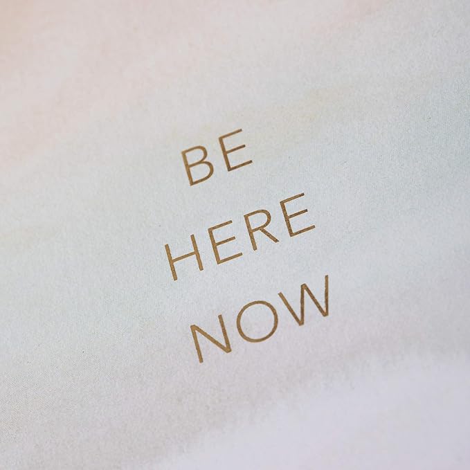 Graphique Hardbound Spiral Journal | Be Here Now Calming Watercolor Design | Premium Paper | Notebook | Diary | Lists | Record Month and Date | Great Gift | 160 Ruled Pages | 6.25” x 8.25”