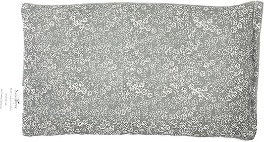 SacksyThyme Microwave Heating Pad for Cramps, Back, Neck, Shoulders, Leg Pain - Reusable Heat Pack, Hot Moist Microwavable Therapy Pack - Unscented Flaxseed Hot Compress Made in USA (Size: 12" x 7")