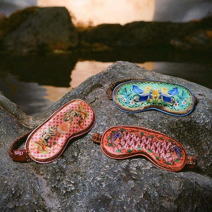 slip Pure Silk Sleep Mask - 100% Pure 22 Momme Mulberry Silk Eye Mask - Comfortable Sleeping Mask with Elastic Band, Zodiac Collection: Pisces