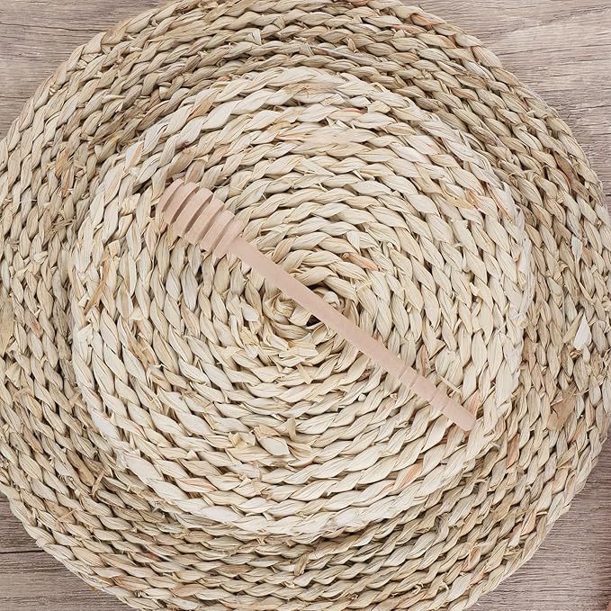 Wooden Honey Mixing Stirrer, 4Pcs 6.3 Inch Honey Dipper Sticks Honey Spoon