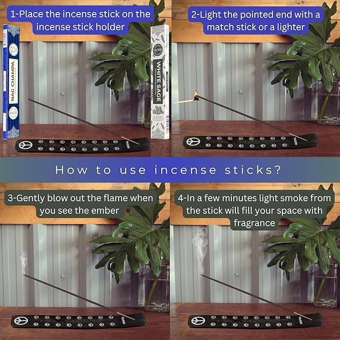 Trumiri Incense Sticks - Combo Pack of 35 Insence-Sticks - 15 Nag Champa + 20 White Sage - Insenses - Insents - Incents - Inscense - Incence - Incienso - All Natural Incense Sticks