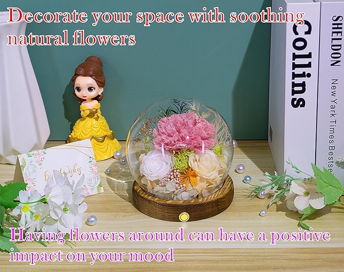 Valley of Rain & Forest Long-Lasting Real Flowers, Unique Floral Gift for You to Send Love for All Occasions, for Indoor Decoration (Pink Carnation, White & Yellow Roses arrangement)